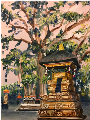 Schlichting博士的畫作 Indonesia I