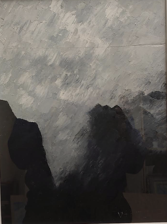 葉永烜博士的畫作 Misty mountains