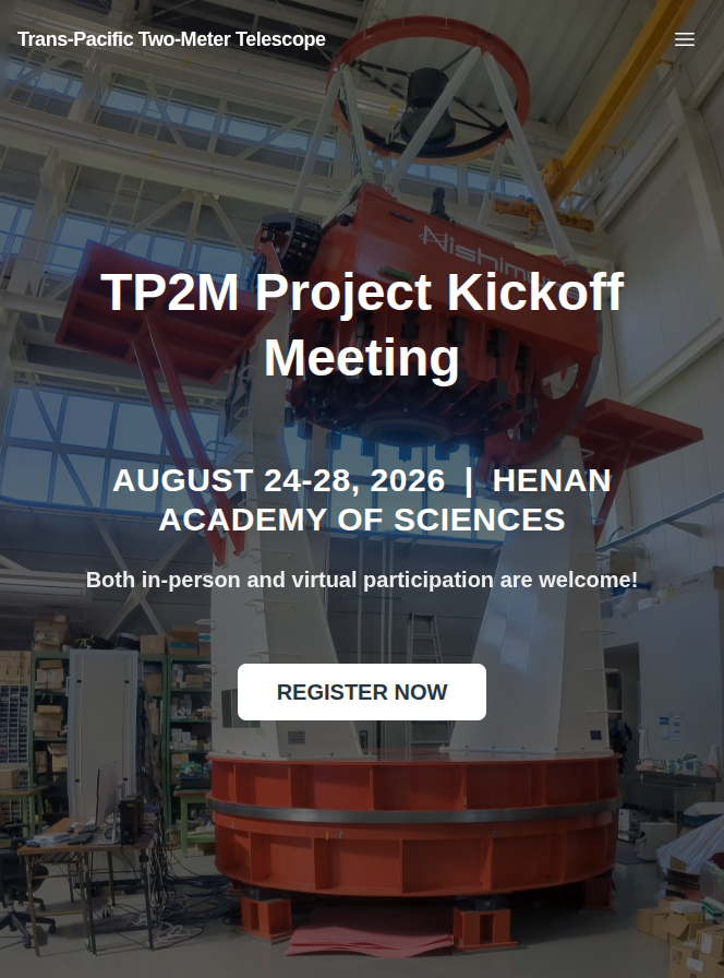 TP2M Project Kickoff Meeting